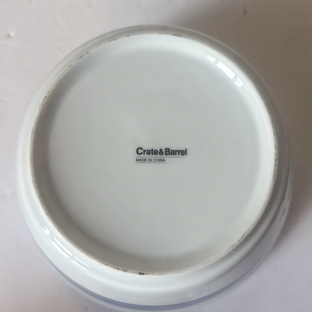Crate & barrel mixing bowl
